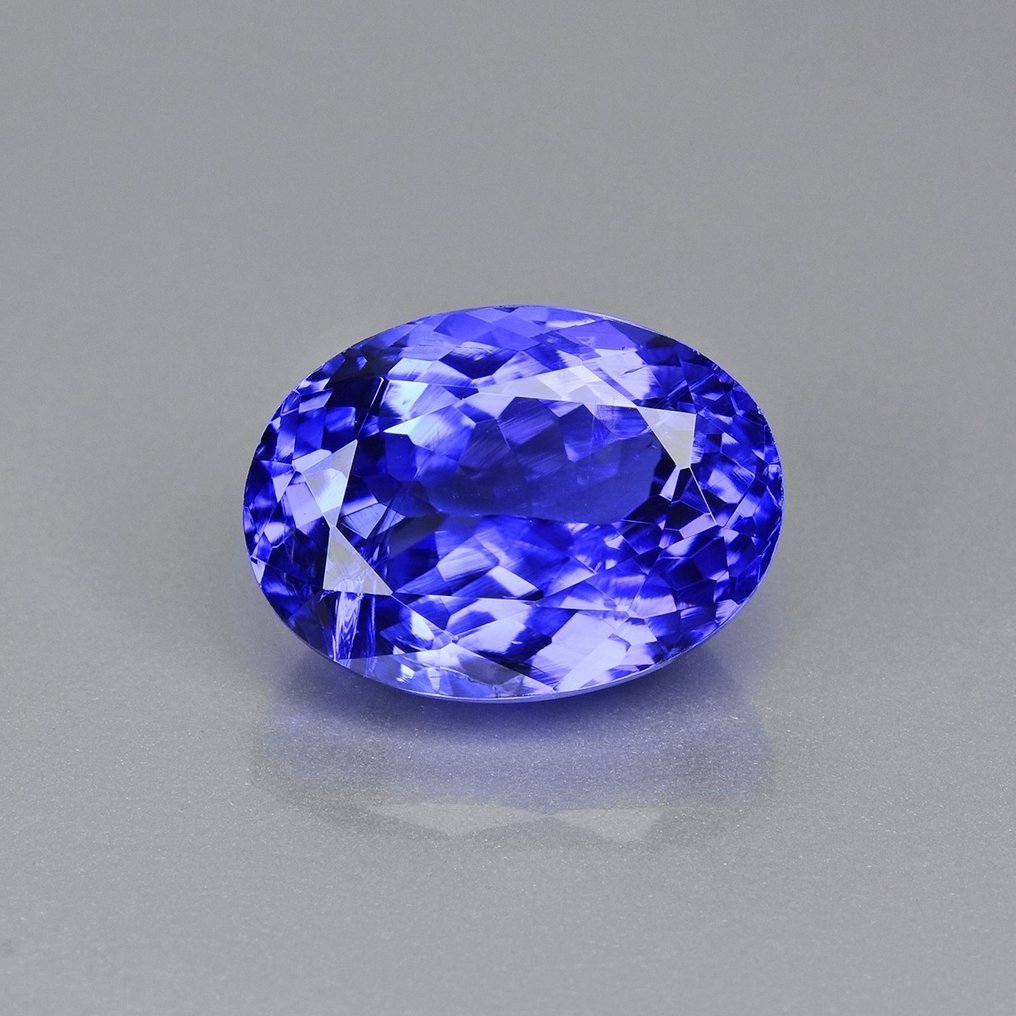 Albastru, Violet Tanzanite  - 4.11 ct - IGI (Institutul gemologic internațional) #1.1