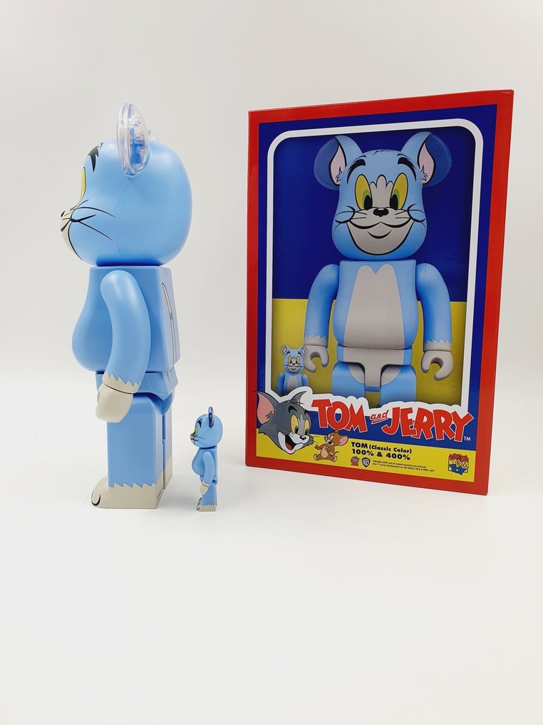 Tom &Jerry  x Medicom toy - Be@rbrick  Tom Classic Color (Tom & Jerry)400% 100% Bearbrick 2023 #2.1