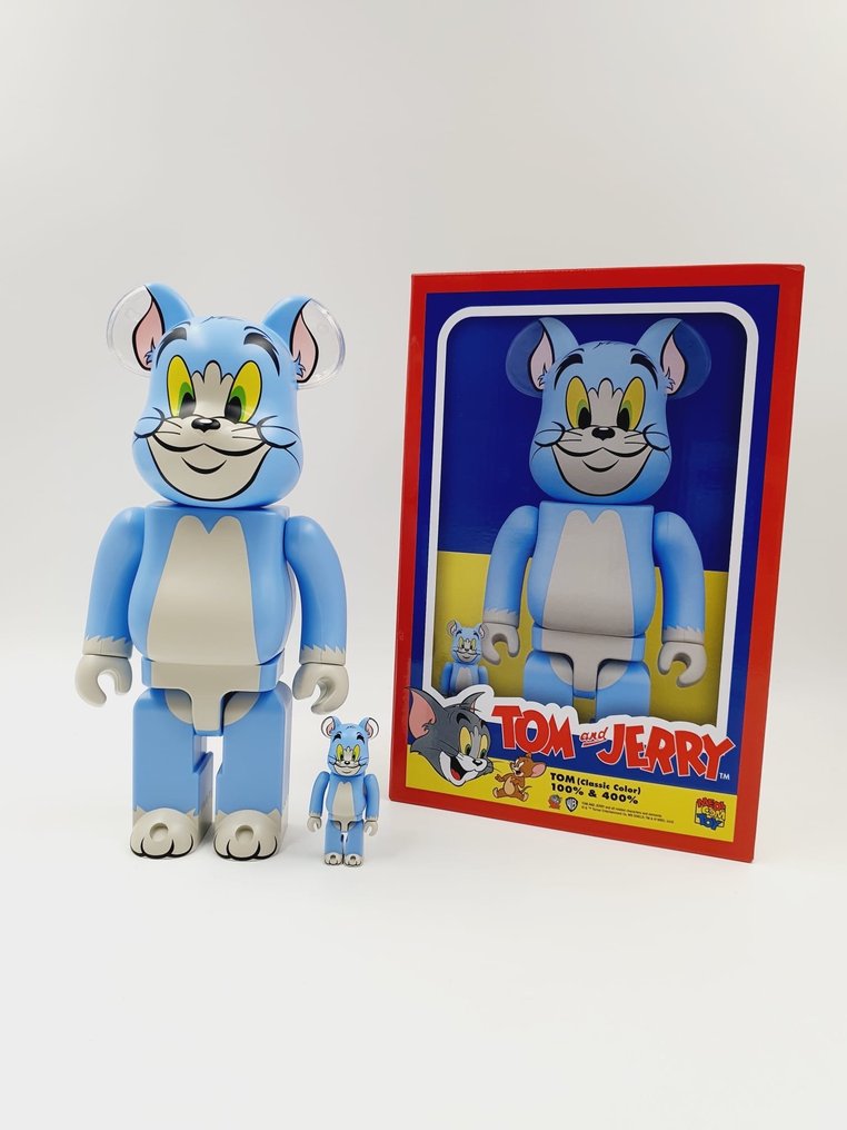 Tom &Jerry  x Medicom toy - Be@rbrick  Tom Classic Color (Tom & Jerry)400% 100% Bearbrick 2023 #1.1