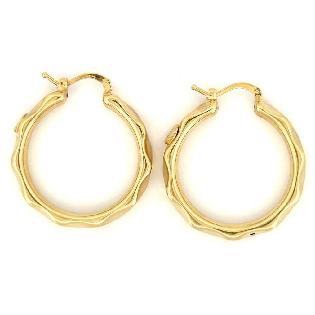 Orecchini - 3.8 gr - 3 cm - 18 Kt - Earrings - 18 kt. Yellow gold #1.1