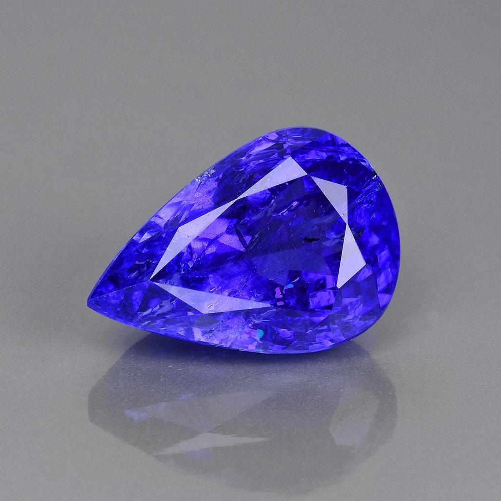 1 pcs [藍紫色] 坦桑石 - 7.34 ct #1.1