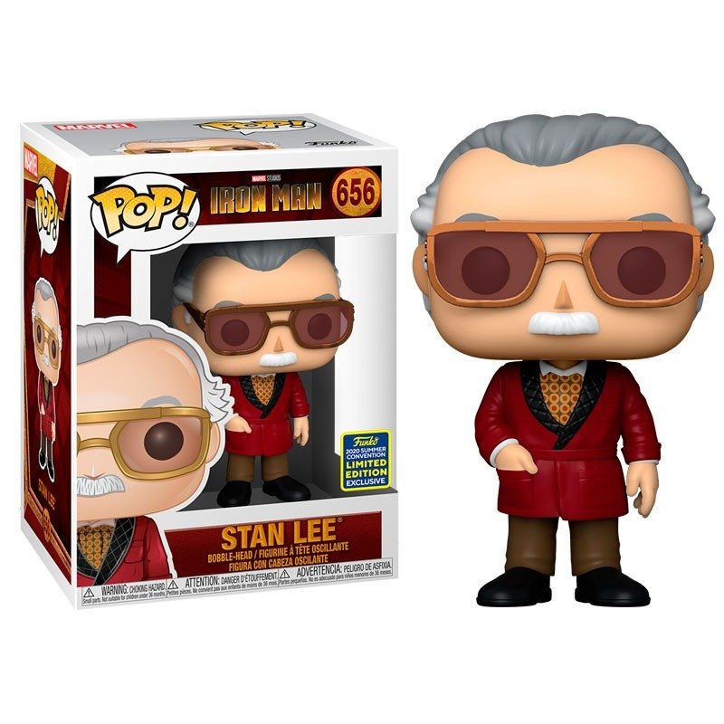 Funko  - Funko Pop Stan Lee #656 IRON MAN from Marvel Studios Limited Edition 2020 Summer Convention Exclusive - 2010-2020 #2.1