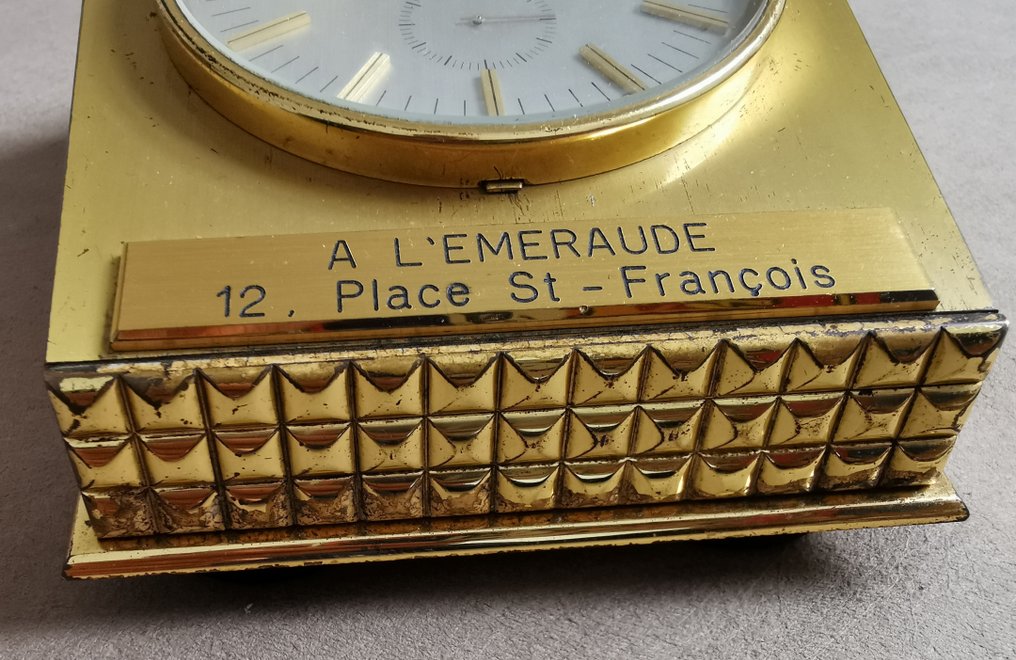 桌鐘和座鐘 - Girard Perregaux -   黃銅 - 1970-1980 #2.2
