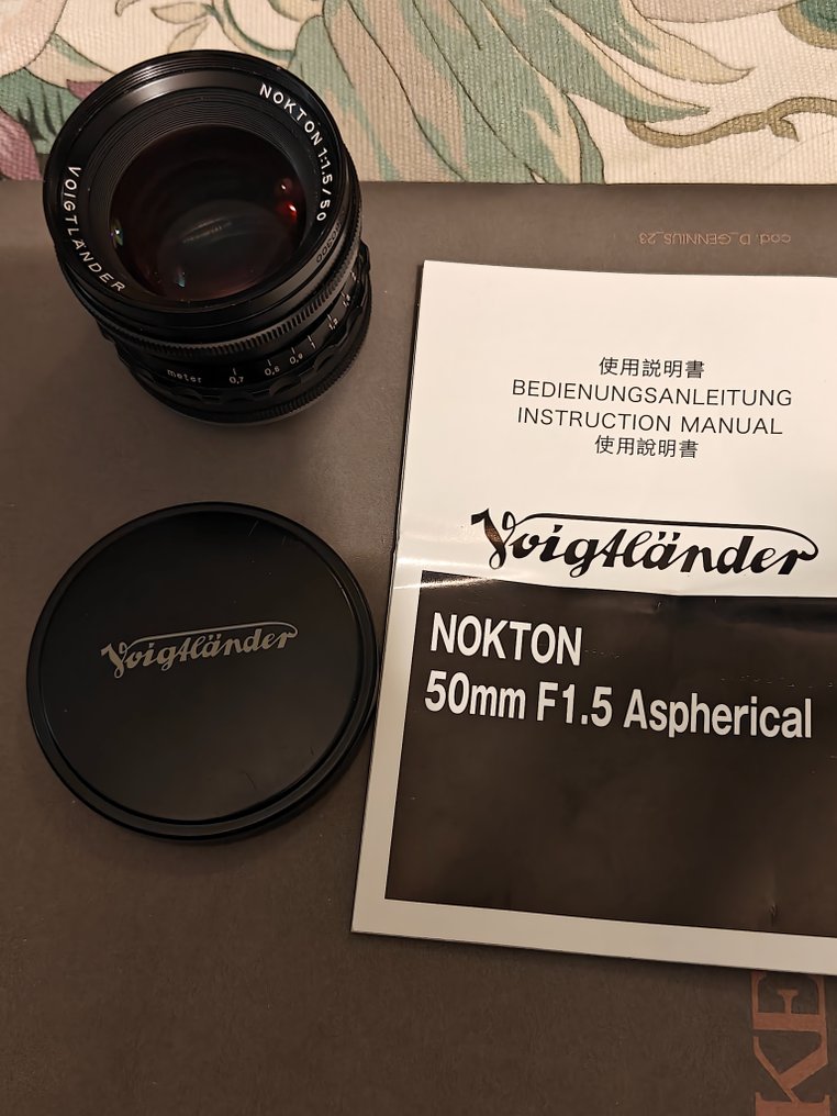 Voigtländer Nokton aspherical 50mm F1.5 Objetivo de cámara #1.1
