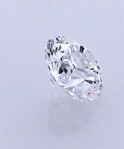 1 pcs Gyémánt - 0.33 ct - Kerek - D (színtelen) - SI2 #2.2