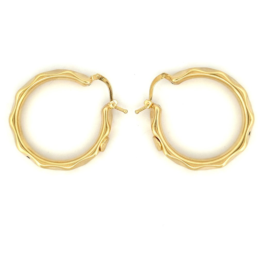 Orecchini - 3.8 gr - 3 cm - 18 Kt - Earrings - 18 kt. Yellow gold #1.2