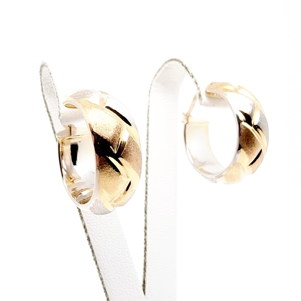 Earrings - 18 kt. White gold, Yellow gold #1.1