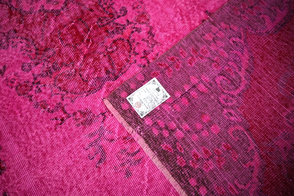 粉色复古 √ 证书 √ 干净如新 - 小地毯 - 286 cm - 196 cm #3.2
