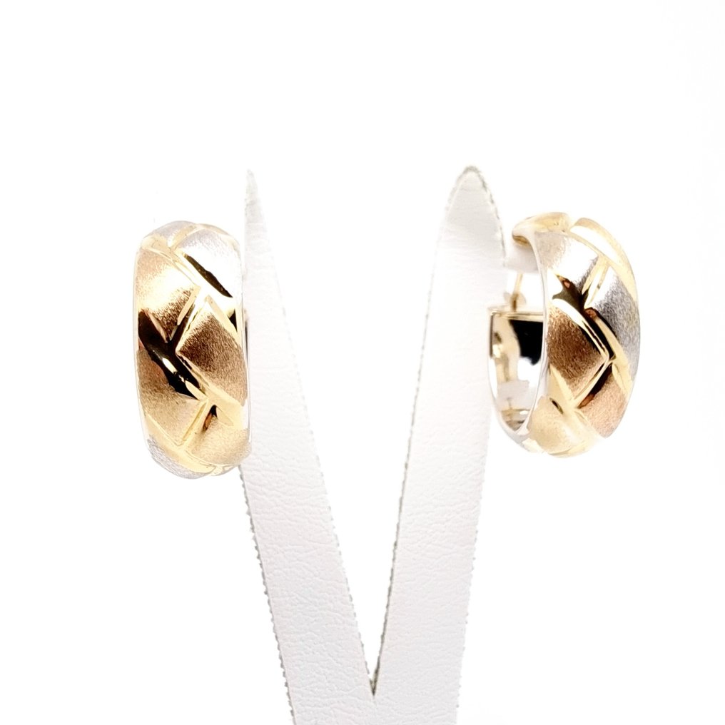 Earrings - 18 kt. White gold, Yellow gold #1.2