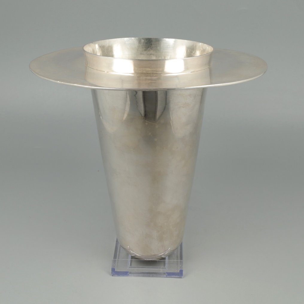 Design vaas, Stichting Vakopleiding Schoonhoven - Vase  - 925/1000 #2.1