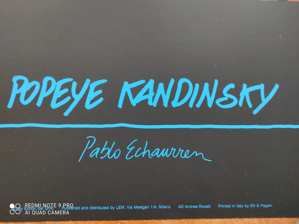 Echaurren - lem - Popeye Kandinsky - Pablo Echaurren - 1990er Jahre #2.1