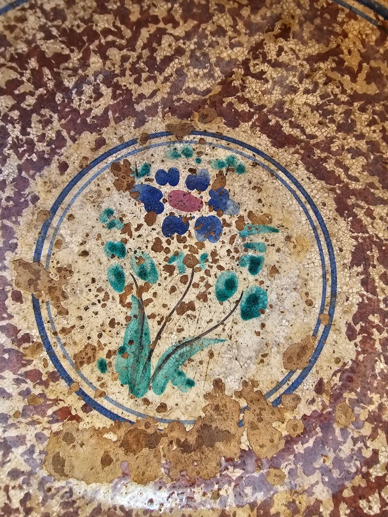 Itália, Sicília - Caltagirone Tigela de cerâmica antiga - 20 cm #1.2