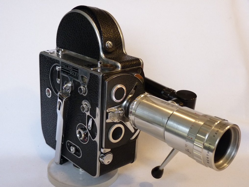 Bolex -Paillard H8 De Luxe / Reflex + Berthiot Pan-Cinor F2.8 10-30mm Filmcamera #1.1