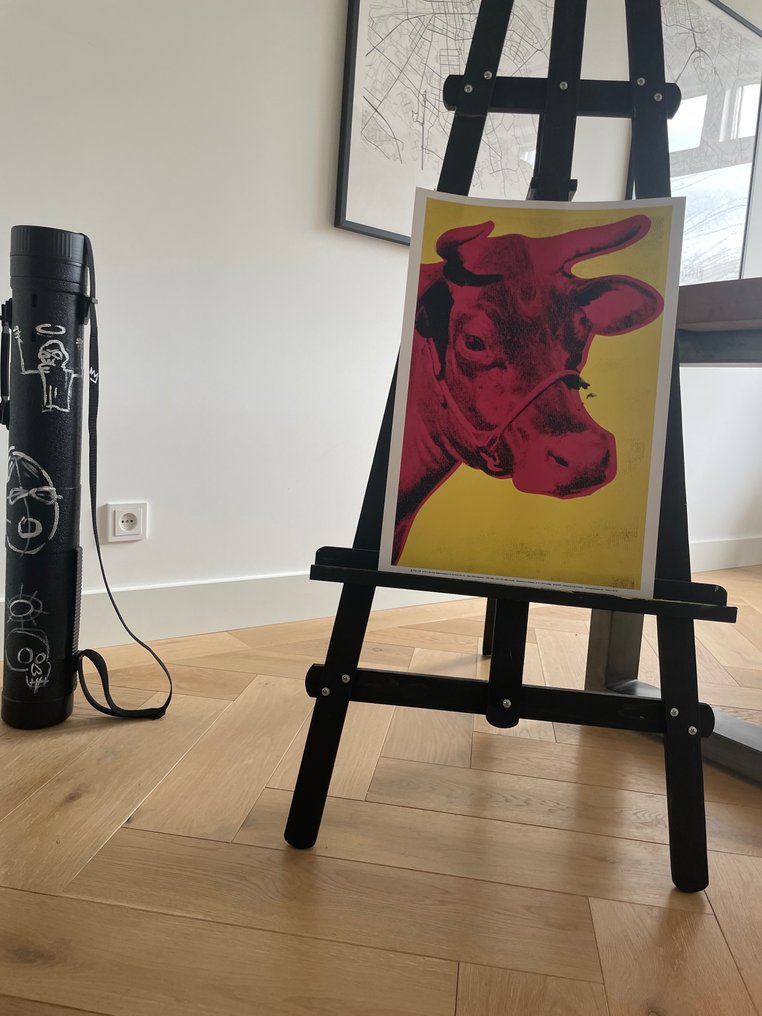 Andy Warhol (after) - (1928-1987), Cow, 1971, (yellow&pink), Printed in UK , 250 gsm coated graphic paper, Copyright 2013 #1.0