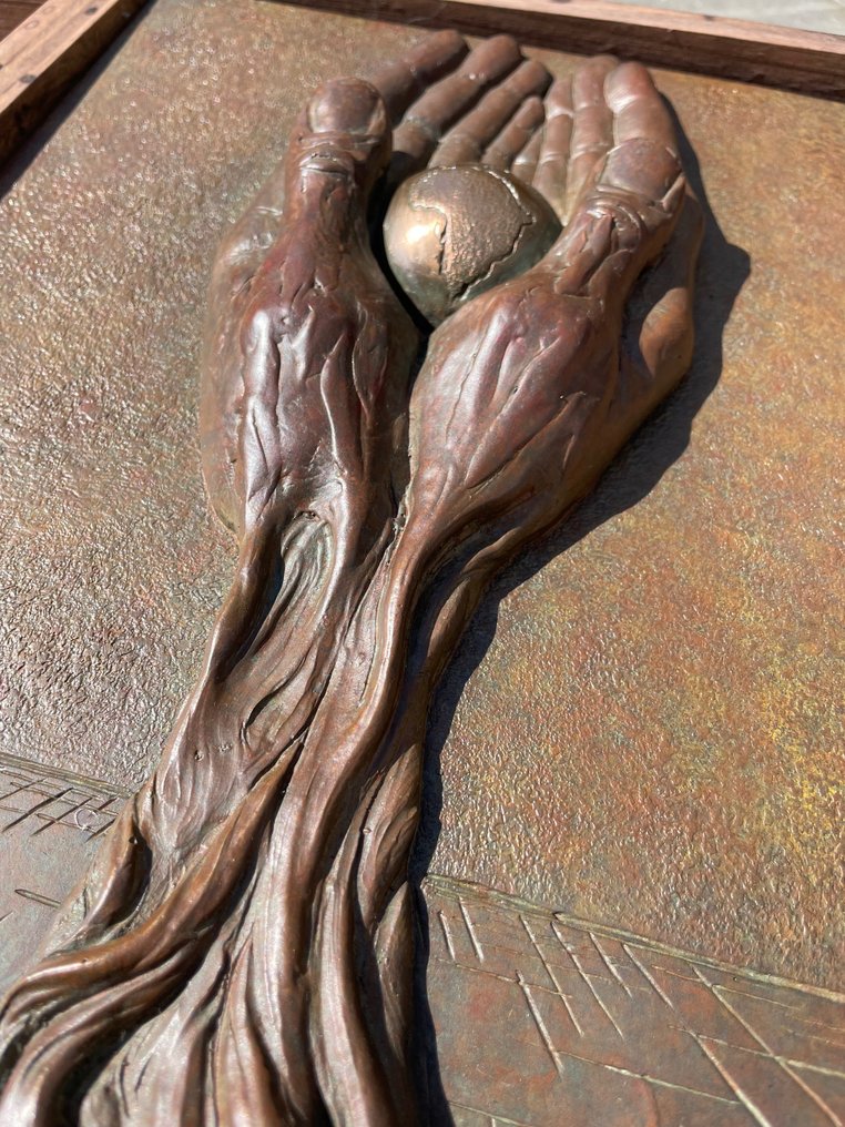 Lorenzo Quinn (1966) - sculptuur, El Árbol de la Vida - 37 cm - Hars #2.1