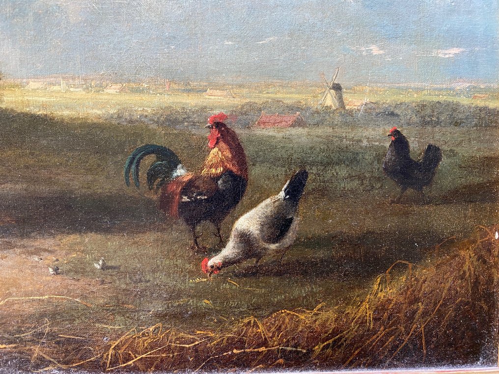 Frans van Severdonck (1809-1889) - Pferd vor einem Bauerngehöft #3.2