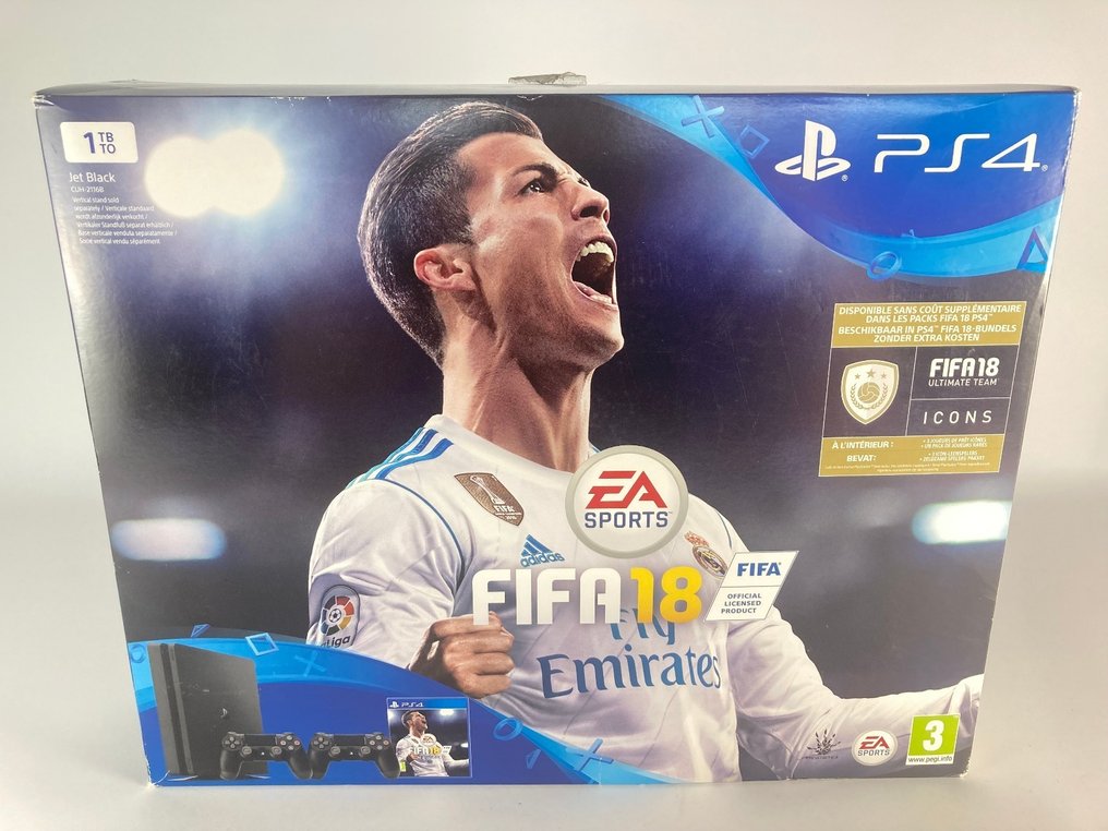 Sony - Playstation 4 Slim Console 1TB FIFA 18 Edition with HORI Controller - Spelcomputer (1) - In originele verpakking #1.1