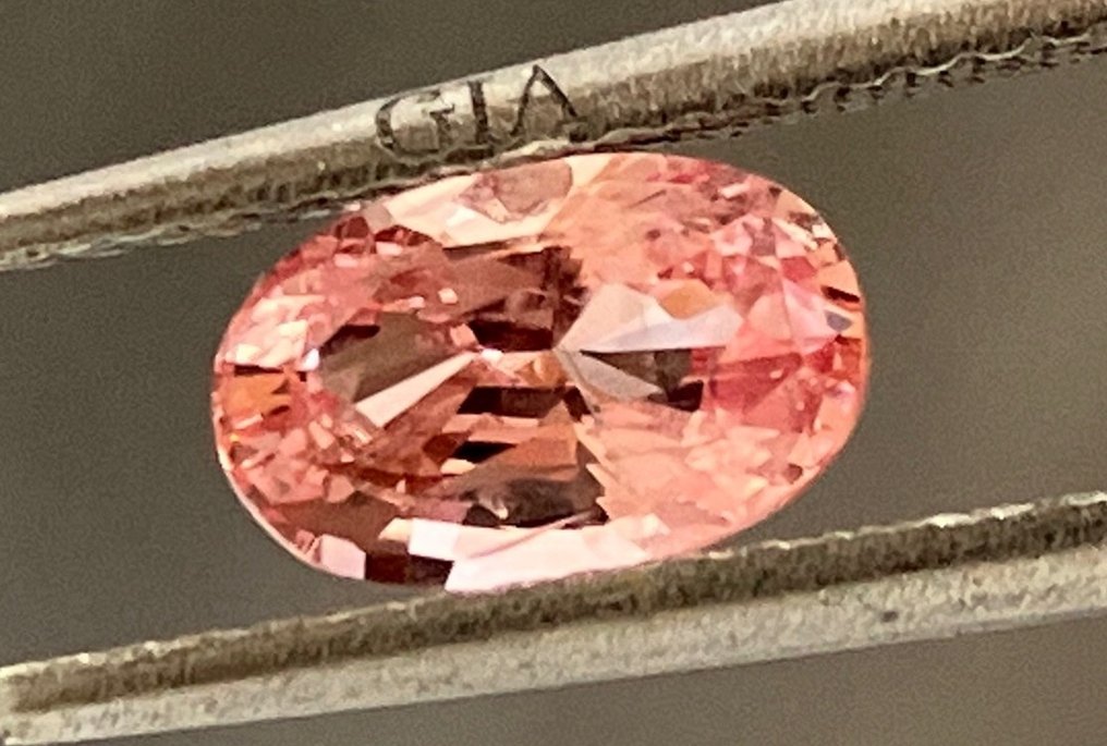 1 pcs  橙色, 粉色  - 1.09 ct - 美国宝石研究院（GIA） #1.1