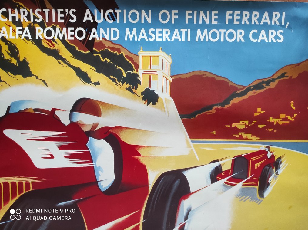 Sconosciuto - Christie's Auction Monaco 1989 Ferrari Alfa Romeo Maserati - Jaren 1980 #2.1