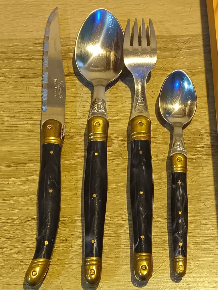 LAGUIOLE Cutlery set (24) Brass, Steel (stainless) Catawiki