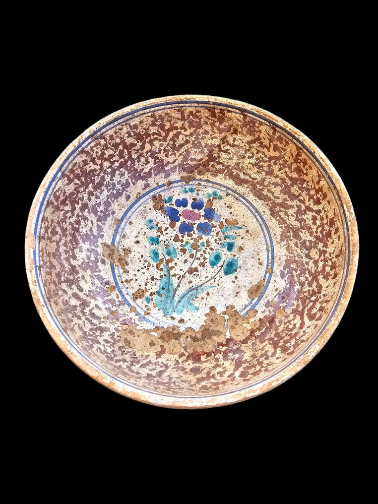 Itália, Sicília - Caltagirone Tigela de cerâmica antiga - 20 cm #1.1