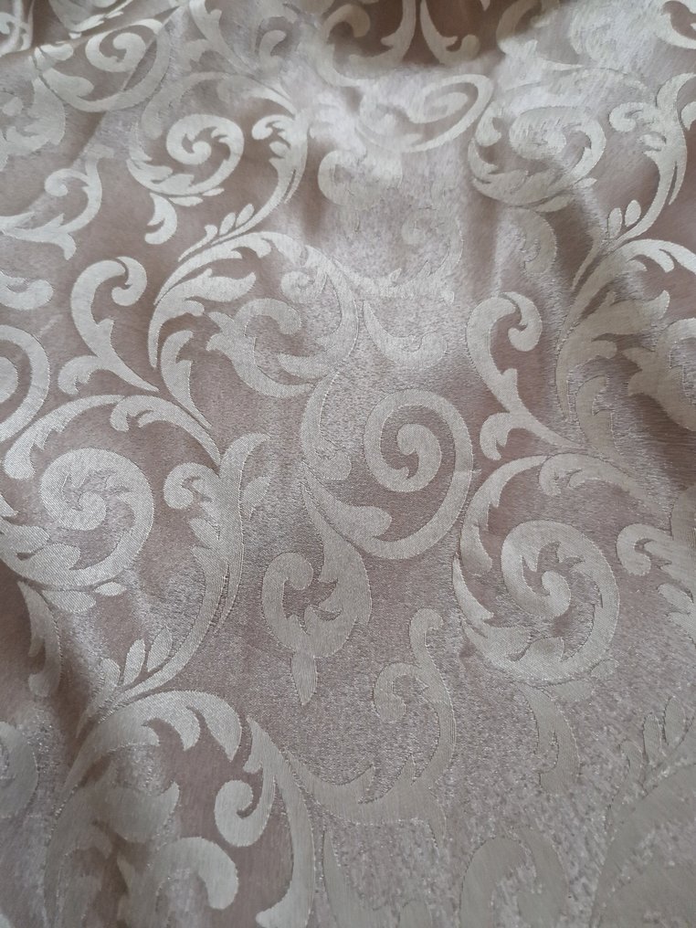 San leucio - frumoasa stofa de damasc cupru 590x150cm - Textil (2)  - 590 cm - 150 cm #2.1