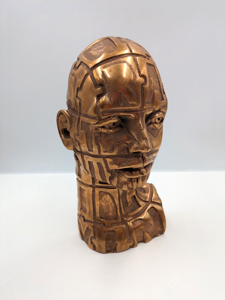 Rabarama (1969) - Sculpture, Testa - 31 cm - Bronze #1.2