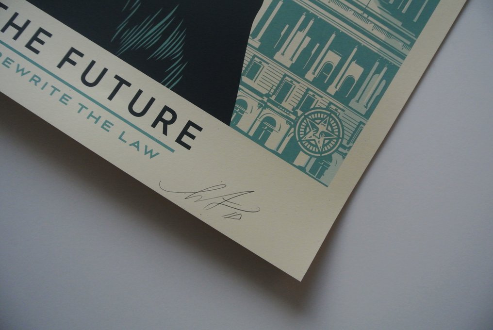 Shepard Fairey (OBEY) (1970) - We the Future Rise Above the Law - with Certificate of Authenticity #3.2