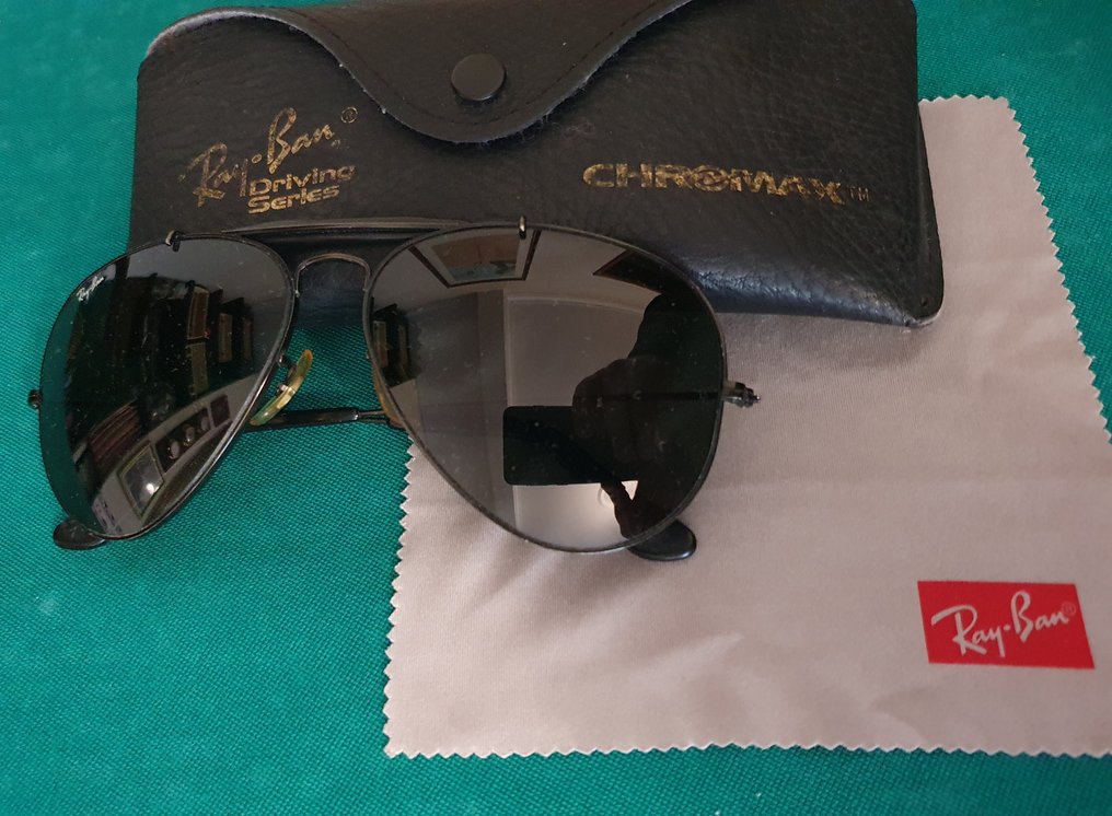 Bausch & Lomb U.S.A - Ray-Ban B&L Driving Series Chromax Black - 62/14 - vintage - Anos 70/80 - Sonnenbrille #2.1