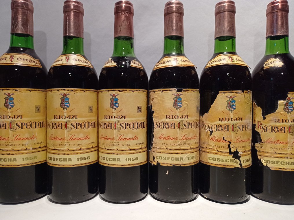 1958 Martínez Lacuesta - Rioja Reserva Especial - 12 Bottiglie (0,75 L) #3.2