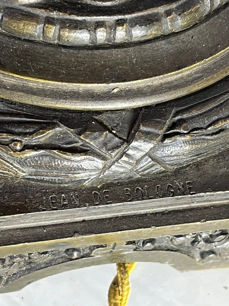 Inspiré de Jean de Bologne - 半身像, Déesse romaine, Fortuna - 85 cm - 古铜棕色铜绿 #2.1