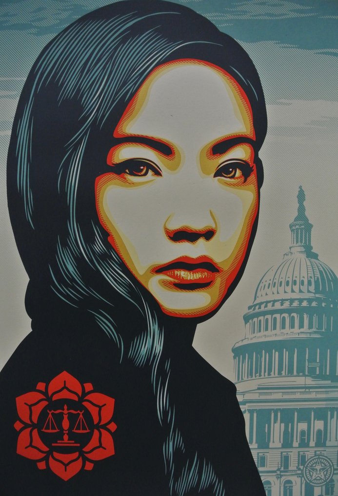 Shepard Fairey (OBEY) (1970) - We the Future Rise Above the Law - with Certificate of Authenticity #1.0