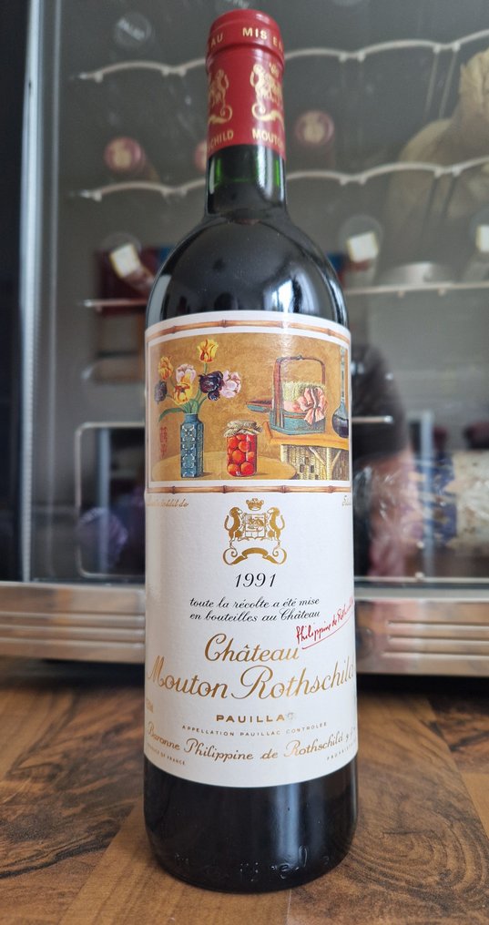 1991 Chateau Mouton Rothschild - Pauillac 1er Grand Cru Classé - 1 SticlÄƒ (0.75L) #1.1