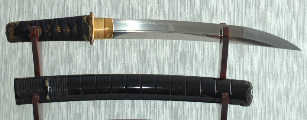 Tanto in stile Naginata Naoshi, attribuito a Muneaki, - Giappone - 1859-1871 #3.1