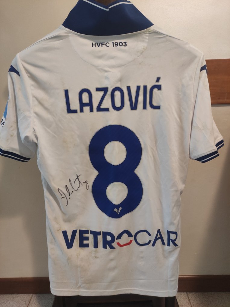 Hellas Verona FC - Darko Lazovic 8 - Match Worn - Shirt #1.1