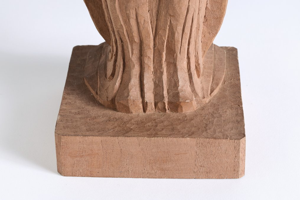 Buddah Statue of Prince Shōtoku 南無仏太子 by Kubota Yoshimichi 久保田俶通 with Wooden Box - 木 - 日本  (沒有保留價) #3.2