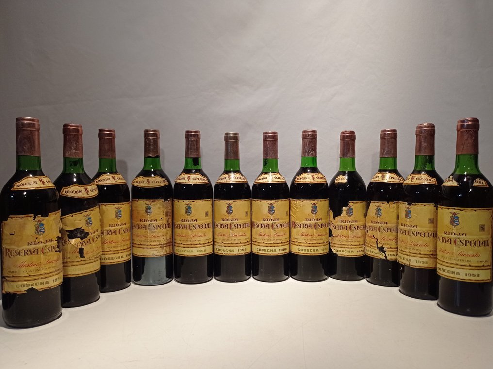 1958 Martínez Lacuesta - Rioja Reserva Especial - 12 Flasker (0,75 L) #1.1
