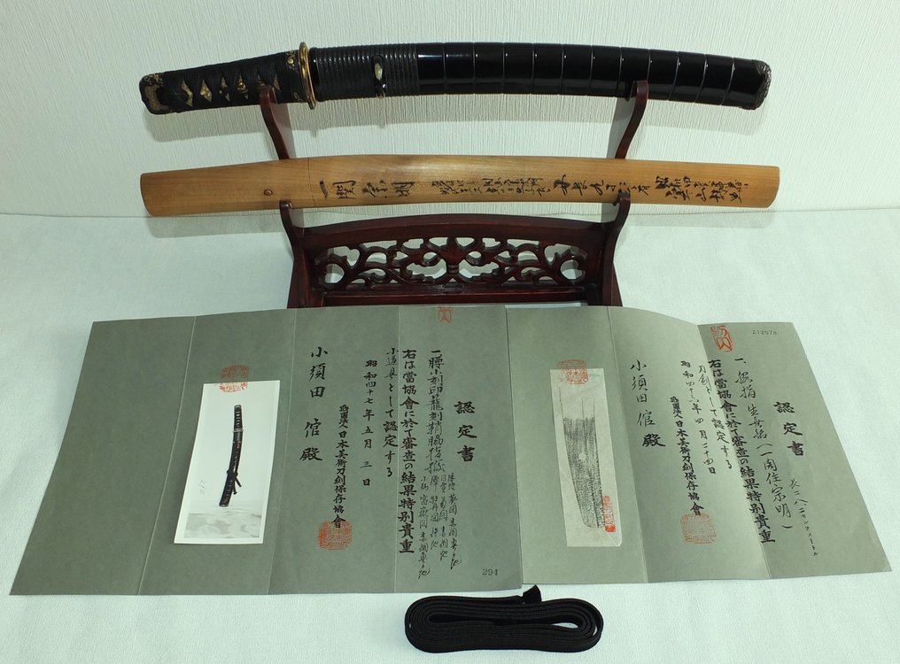 Tanto in stile Naginata Naoshi, attribuito a Muneaki, - Giappone - 1859-1871 #1.1