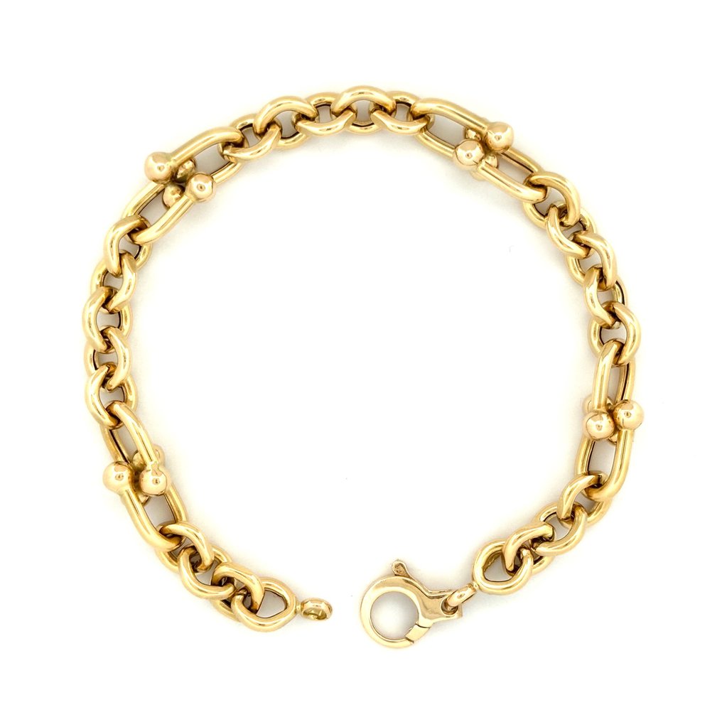 No Reserve Price - Handmade - Bracelet - 9.4 g - 18 kt. Yellow gold #3.2