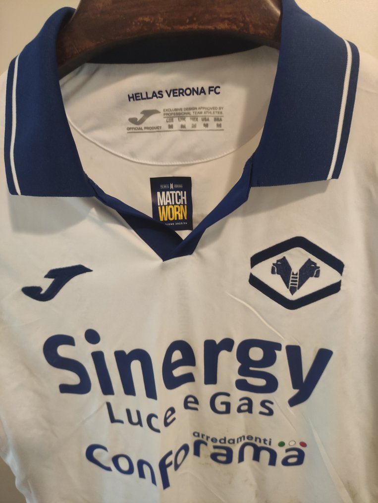 Hellas Verona FC - Darko Lazovic 8 - Match Worn - Shirt #2.1