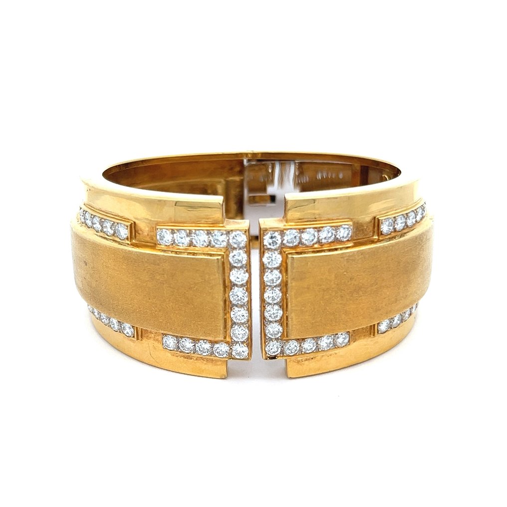 Bracelet - 18 carats Or jaune -  5.00ct. tw. Diamant  (Naturelle) #1.1