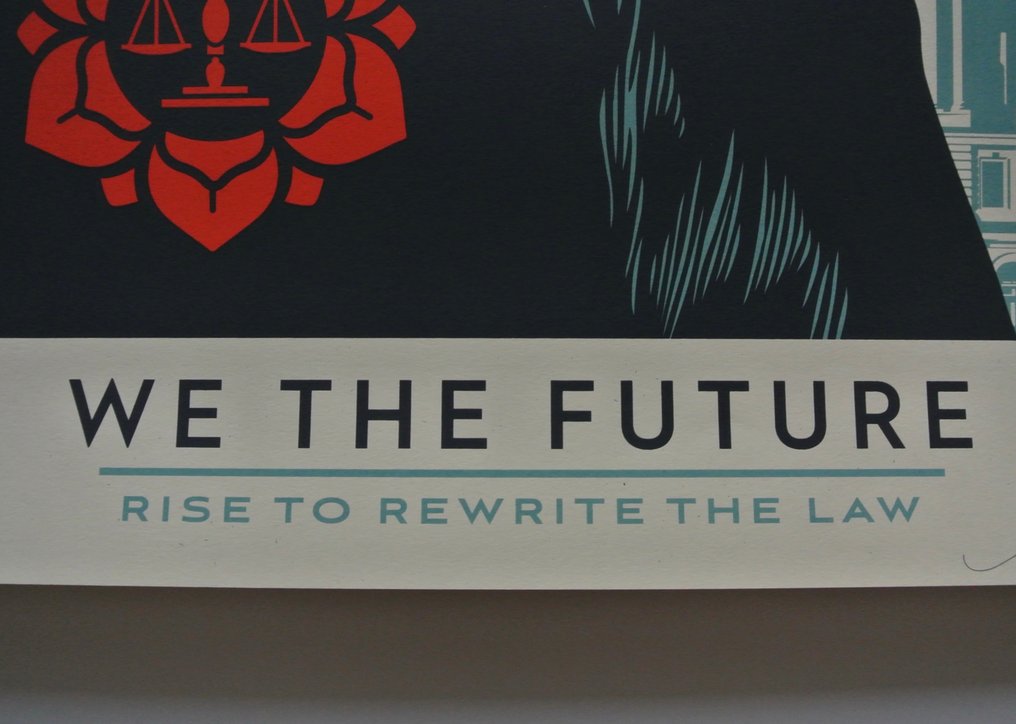 Shepard Fairey (OBEY) (1970) - We the Future Rise Above the Law - with Certificate of Authenticity #2.1