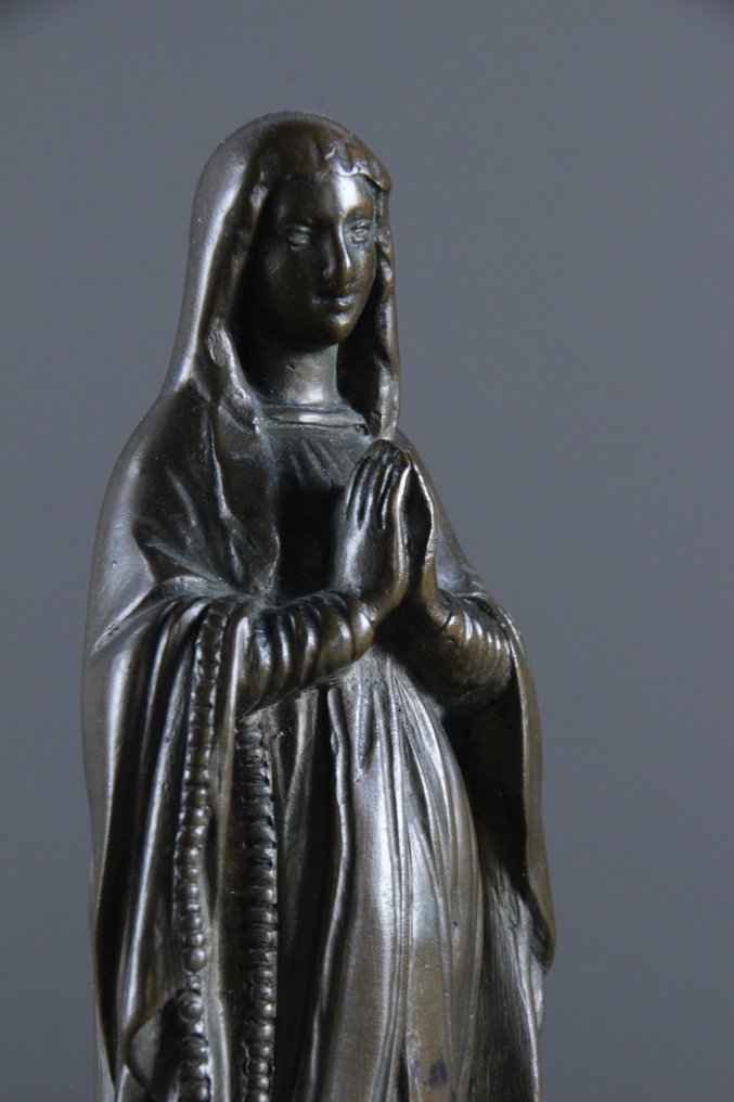 雕像 - OLV van Lourdes - 黄铜色 #2.1
