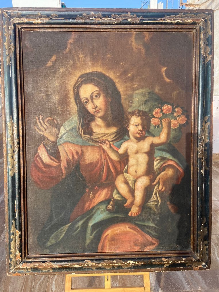 Nicolás Mayuli de Alois Nápoles (XVIII) - Virgen con el Niño #1.2