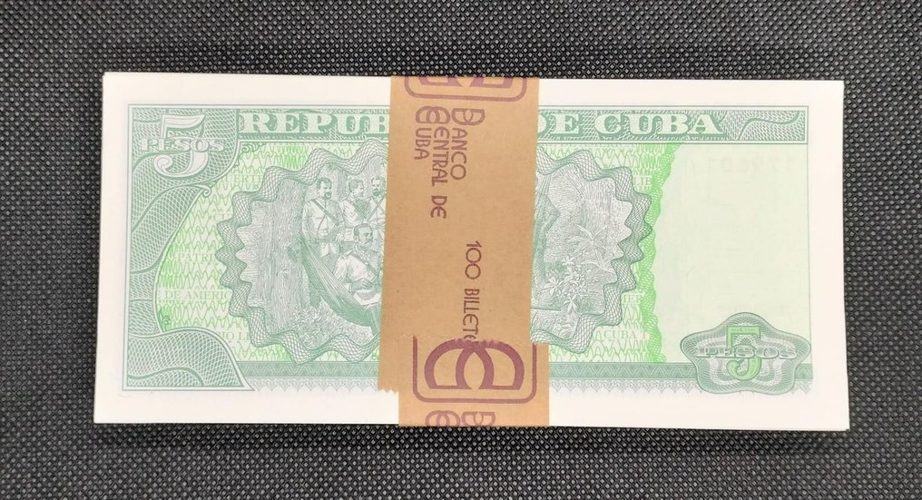 Κούβα. - 100 x 5 Pesos 2019 - Pick 116r  (χωρίς τιμή ασφαλείας) #2.1