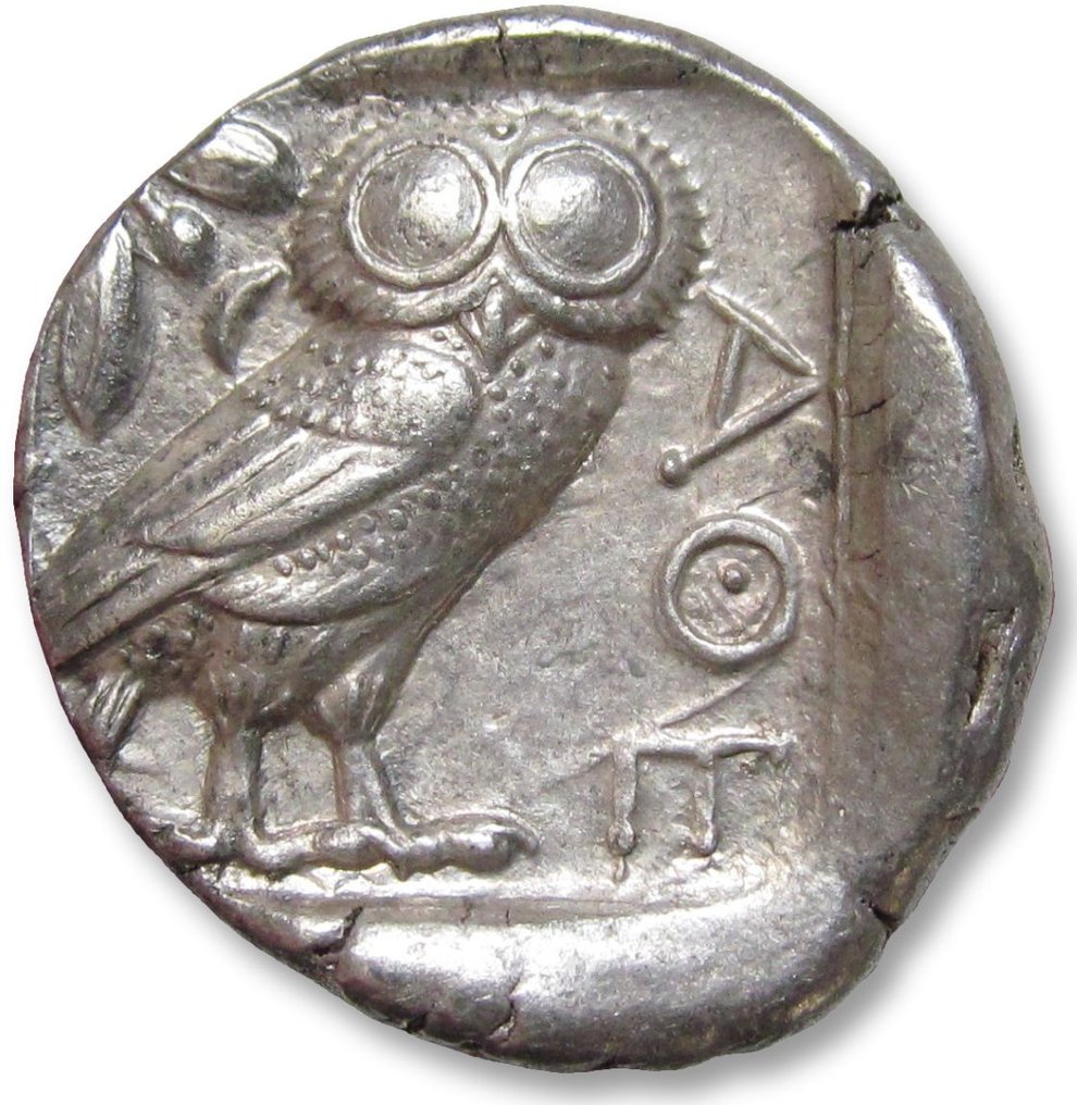 Attique, Athènes. Tetradrachm 454-404 B.C. - great example of this iconic coin - #1.1
