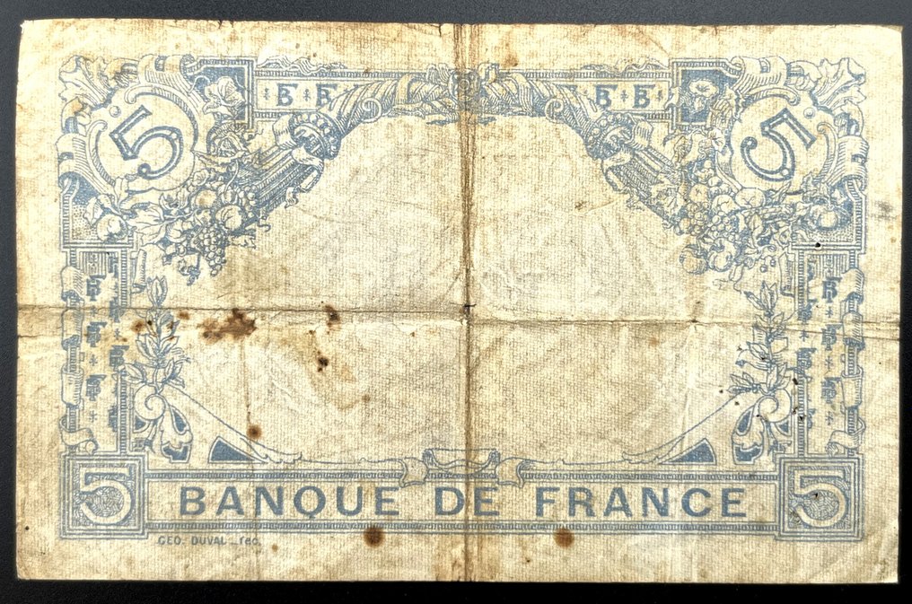 法国. - 6 banknotes - various dates #3.1