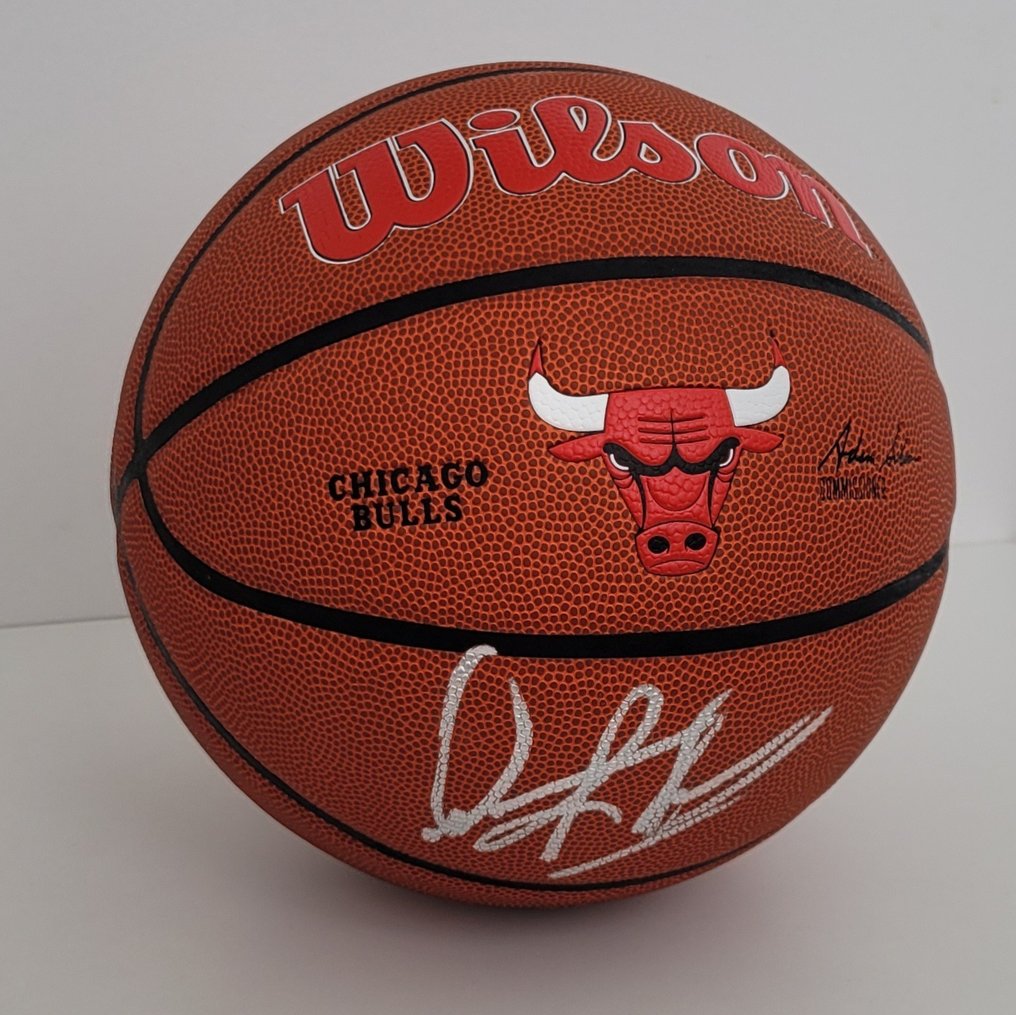 Chicago Bulls - Dennis Rodman Basketball - ball, Αυτόγραφο με τον Beckett COA  #1.2