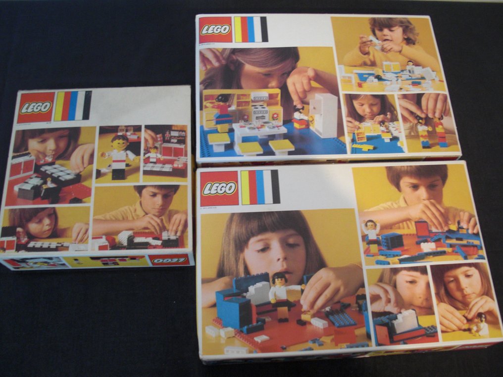 Lego - 263 + 264 + 266 - Kitchen + Living Room + Child's Bedroom - 1970-1980 - Denemarken #1.3