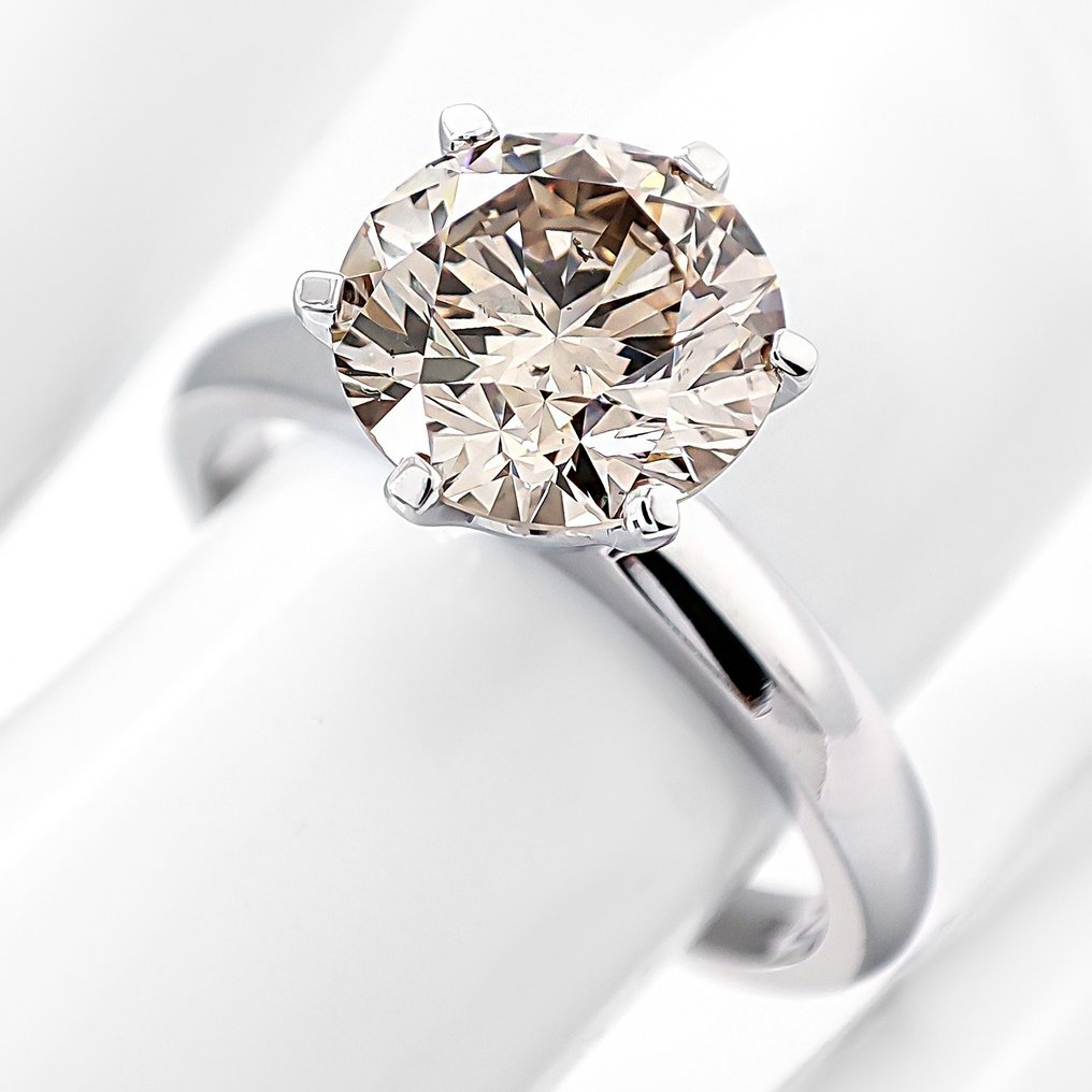 2.19 Carat Diamonds Solitaire - 戒指 - 14K包金 白金 #1.1